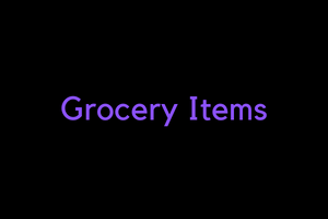 Grocery adder